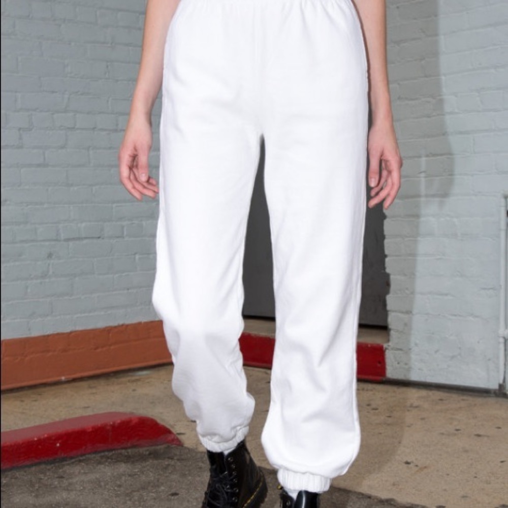 Brandy Melville white sweats.